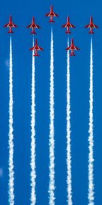 Sky,Miscellanea,Miscellaneous,Flight,Traces,Smoke,Airplanes