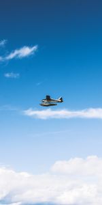 Sky,Miscellanea,Miscellaneous,Height,Clouds,Flight,Plane,Airplane