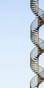 Sky,Miscellanea,Miscellaneous,Ladder,Steps,Twisting,Twist,Stairs