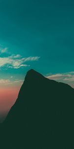 Sky,Mountain,Evening,Dark