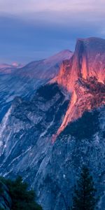 Cielo,Montaña,Vértice,Arriba,Ee Uu,Valle Yosemite,Valle De Yosemite,Naturaleza,Estados Unidos