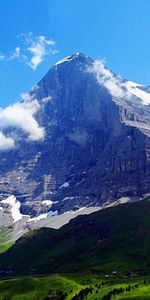 Sky,Mountains,Alps,Switzerland,Nature