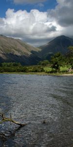 Nature,Branche,Sky,Montagnes,Nuages,Verdure,Légumes Verts,Lac