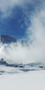 Nature,Nuages,Neige,Sky,Montagnes