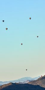 Sky,Mountains,Miscellanea,Miscellaneous,Balloons