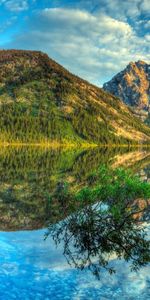 Naturaleza,Cielo,Montañas,Tops,Reflexión,Vértice