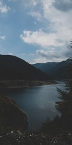 Sky,Mountains,Twilight,Dusk,Evening,Nature,Lake