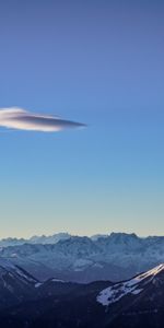 Sky,Mountains,Vertex,Top,Snow Covered,Snowbound,Mountain Landscape,Nature