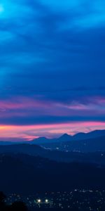 Sky,Nature,Mountains,Night