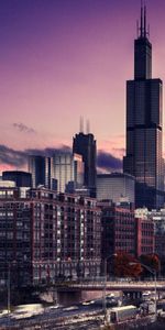 Sky,Night,Building,Skyscrapers,Cities