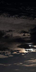 Cielo,Noche,Nubes,Cielo Nocturno,Oscuro,Luna