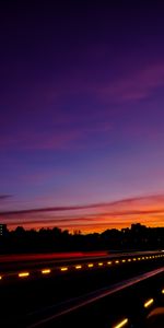 Balisage,Sky,Route,Nuit,Sombre