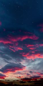 Sky,Pink,Clouds,Nature,Sunset