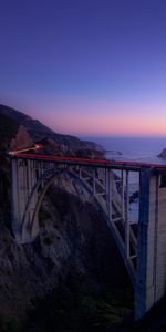 Sky,Precipice,Backlight,Illumination,Long Term Exposure,Nature,Bridge,Night,Break,Sea