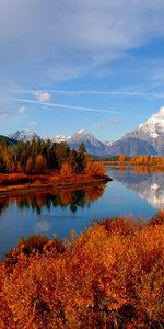 Sky,Rivers,Autumn,Nature