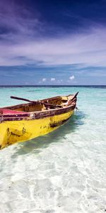 Mer,Nuages,Sky,Paysage,Bateaux