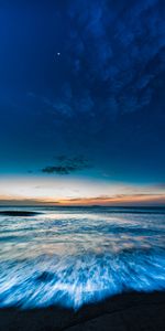 Sky,Sea,Horizon,Shore,Bank,Surf,Nature,Sunset,Ocean