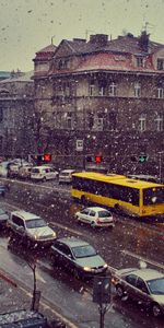 Sky,Snow,Cities,City,Transport