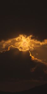 Sky,Sun,Clouds,Rays,Beams,Nature,Eclipse