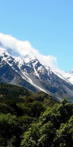 Cielo,Montañas,Arriba,Naturaleza,Nieve,Vértice