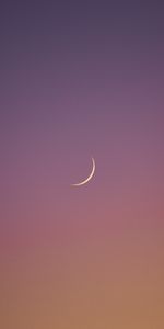 Sky,Twilight,Dusk,Violet,Purple,Moon,Minimalism