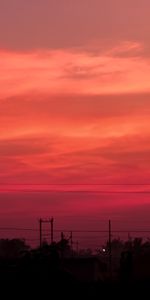 Sky,Wire,Nature,Sunset,Wires