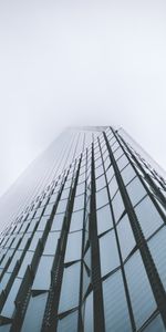 Skyscraper,Building,Fog,Minimalism