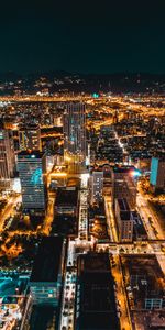 Skyscrapers,Cities,Night City,Taiwan,China