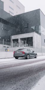 Snow,Cars,Car,Grey,Street