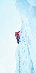 Snow,Mountain,Climber,Mountaineer,Rock Climbing,Sports