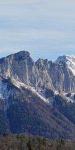 Snow,Mountain,Vertex,Top,Slope,Nature,Forest,Landscape