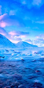 Neige,Nature,Hautes Terres,Glace,Rivières,Paysage De Montagne,Écosse