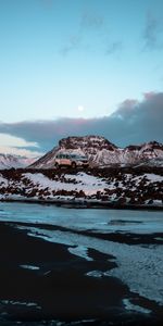 Snow,Rocks,Rivers,Renault,Cars,Car