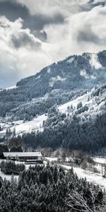 Snow,Winter,Mountains,Nature