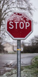 Snow,Words,Stop,Inscription,Sign