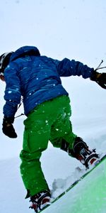 Snowboarder,Snowfall,Winter,Snowboard,Sports