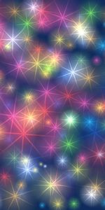 Snowflakes,Motley,Shine,Multicolored,Brilliance,Patterns,Abstract