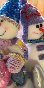 Snowman,Sit,Pair,Christmas,Holiday,Holidays,Couple,Christmas Decorations,Christmas Tree Toys,Balls