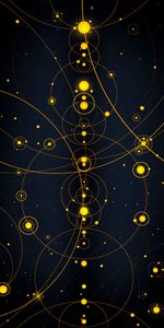 Solar System,Dotted Lines,Circles,Lines,Dotted,Vector