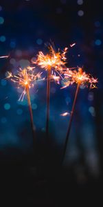 Sparks,Boquet,Bokeh,Sparkler,Glare,Dark