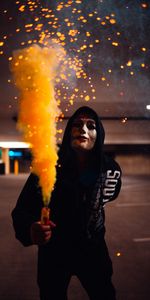 Sparks,Miscellanea,Miscellaneous,Coloured Smoke,Colored Smoke,Hood,Mask,Anonymous