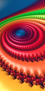 Spiral,Patterns,Circles,Motley,Rotation,Multicolored,Fractal,3D