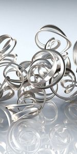 Spiral,Surface,Form,Metal,3D