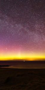 Oscuro,Cielo Estrellado,Dinamarca,Vía Láctea,Aurora Boreal,Auroras Boreales,Aurora