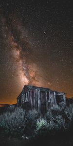 Nature,Lac De Juin,Lac June,Structure,Ciel Étoilé,Etats Unis,Voie Lactée,Nuit,États Unis