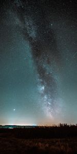 Stars,Horizon,Starry Sky,Nature,Night,Milky Way