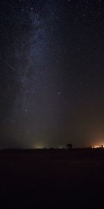 Domaine,Champ,Etoiles,Ciel Étoilé,Nuit,Sombre