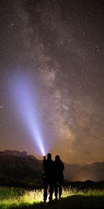 Noche,Silueta,Miscelánea,Cielo Estrellado,Amigos,Estrellas,Misceláneo