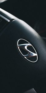 Hyundai,Voitures,Gouvernail,Volant,Logotype,Logo