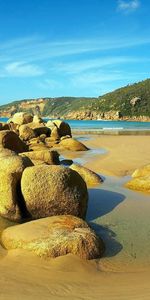 Stones,Landscape,Beach